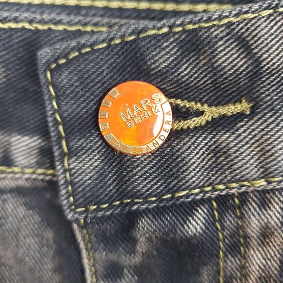 Mars Denim Fashion Men's Style 520 Jeans Sz 3XL Z. Andera Retro Baggy Dark Wash - Picture 6 of 15